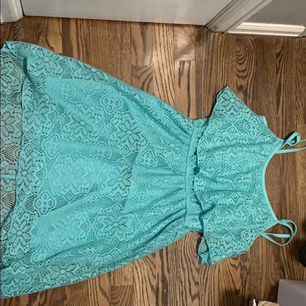 BAILEYBLUE - teal lace dress